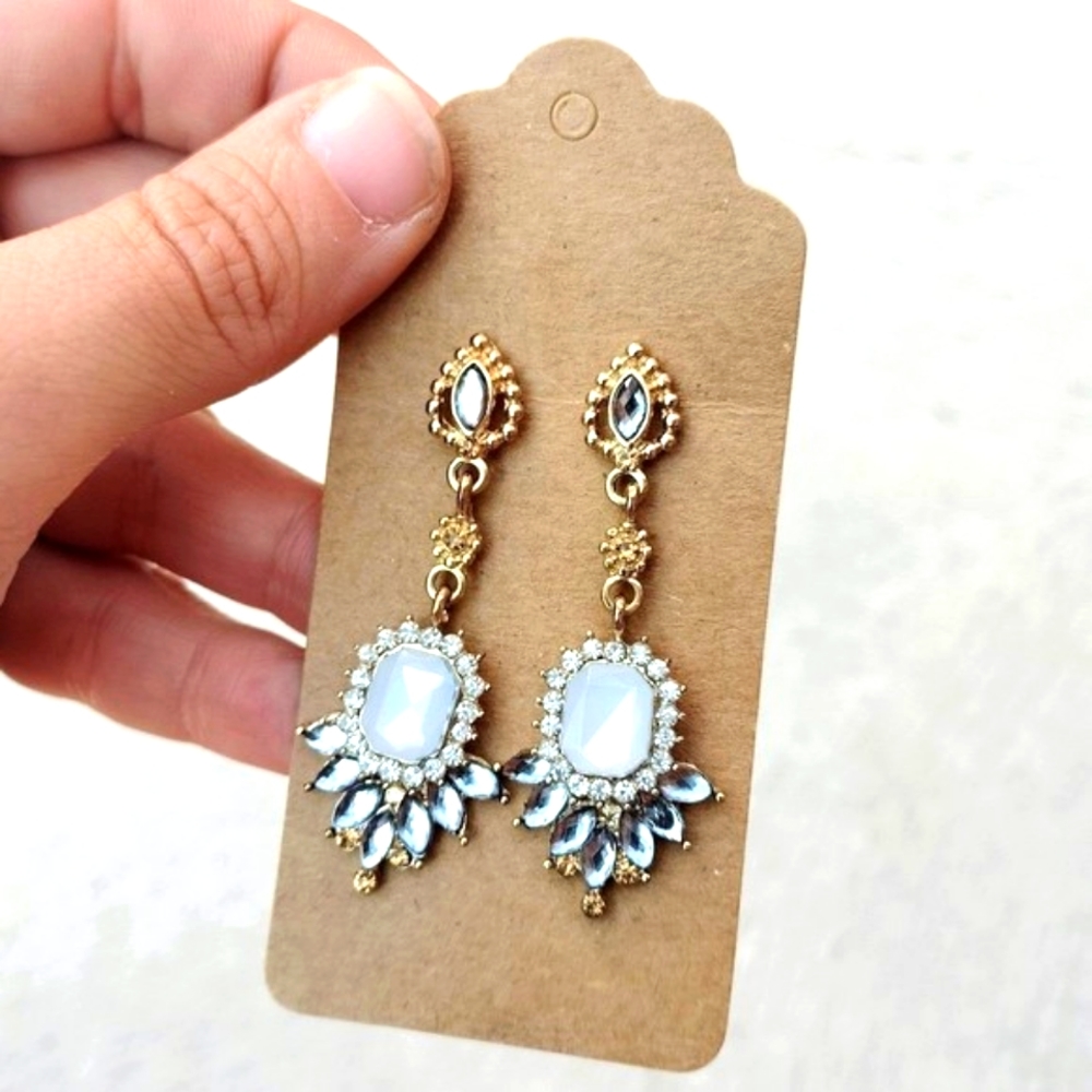 Beautiful Rhinestone Women's Dangle Earrings